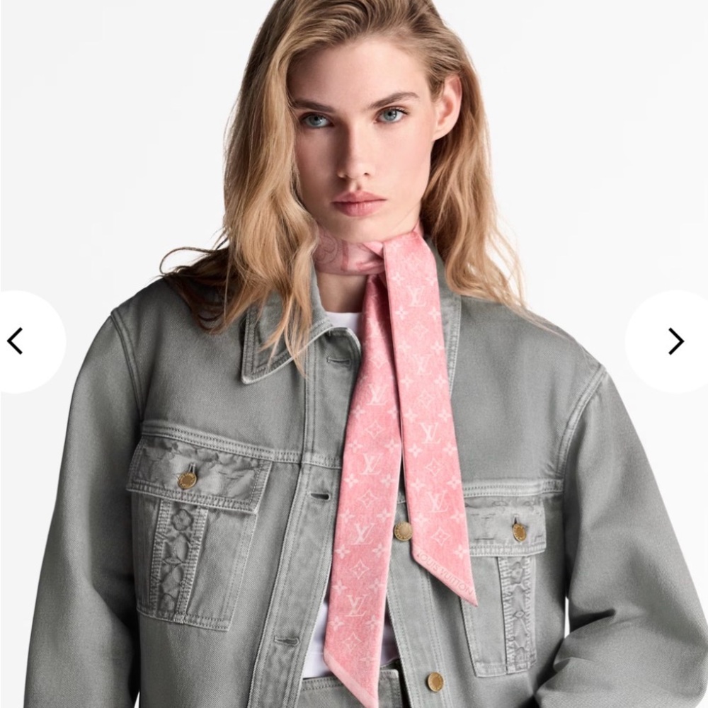 Louis Vuitton Pink Monogram Scarf